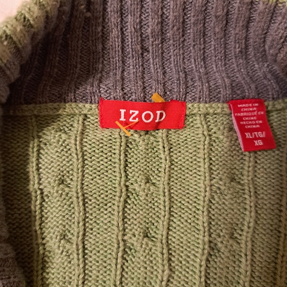Izod Cable Knit Sweater - Picture 3 of 7